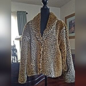 FAUX FUR CHEETAH JACKET
